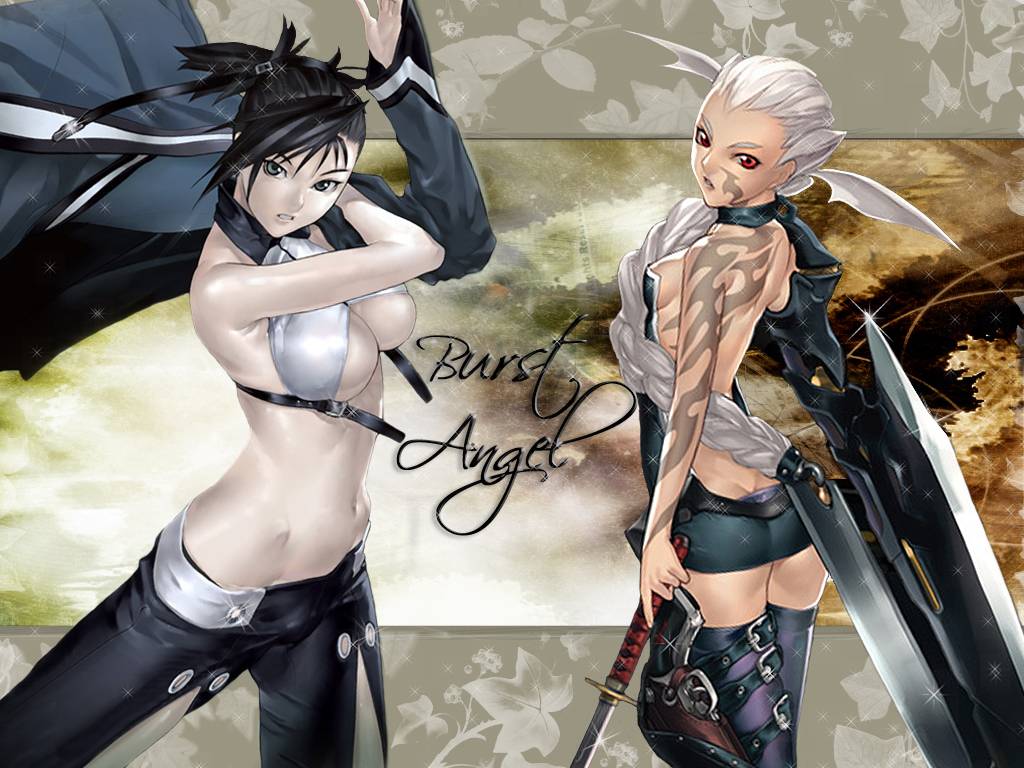 2girls, ass, bakuretsu_tenshi, breasts, butt_crack, hakua_ugetsu, maria_(bakuretsu_tenshi), multiple_girls