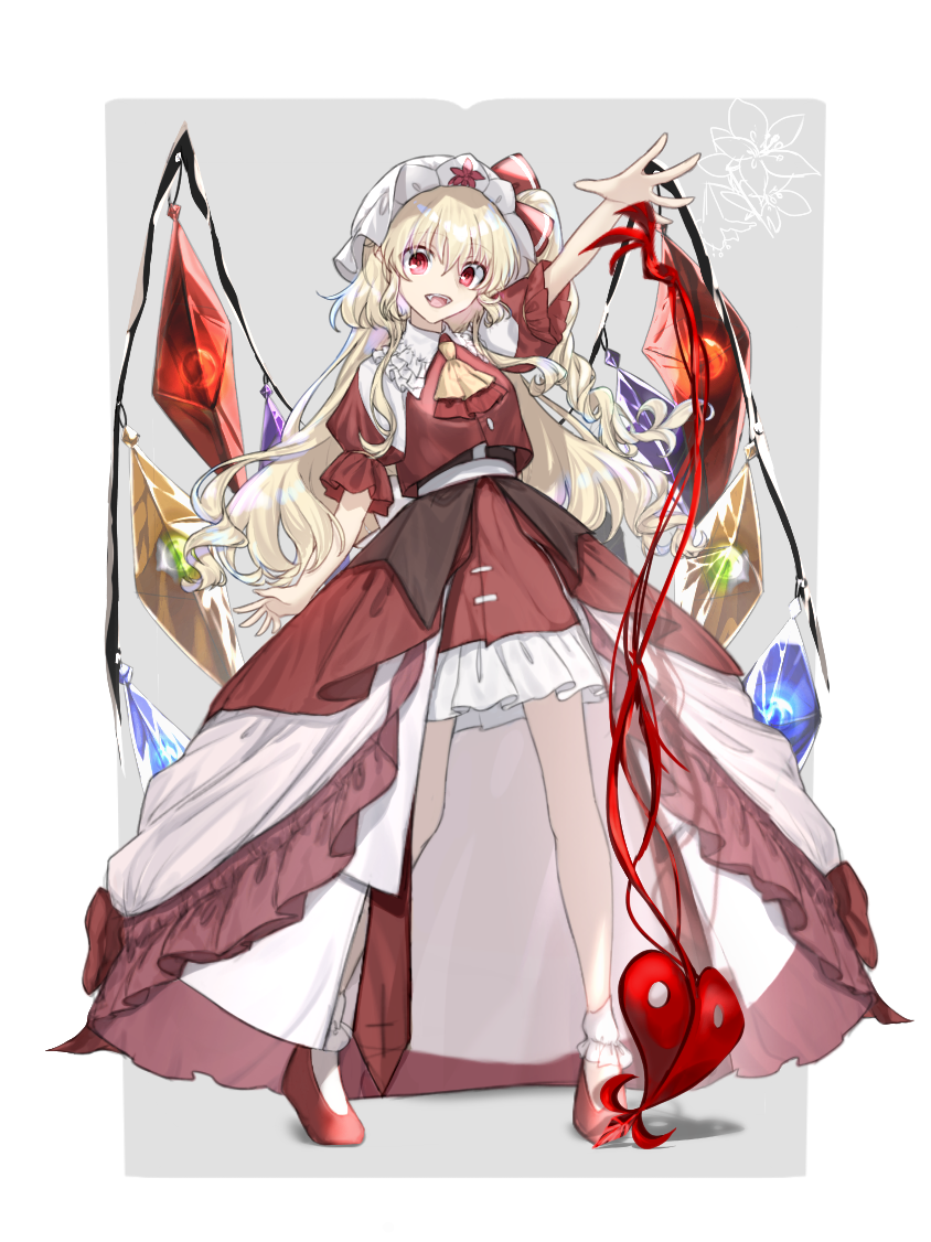 1girl, aimii_mii, alternate_hair_length, alternate_hairstyle, ascot, blonde_hair, bobby_socks, dress