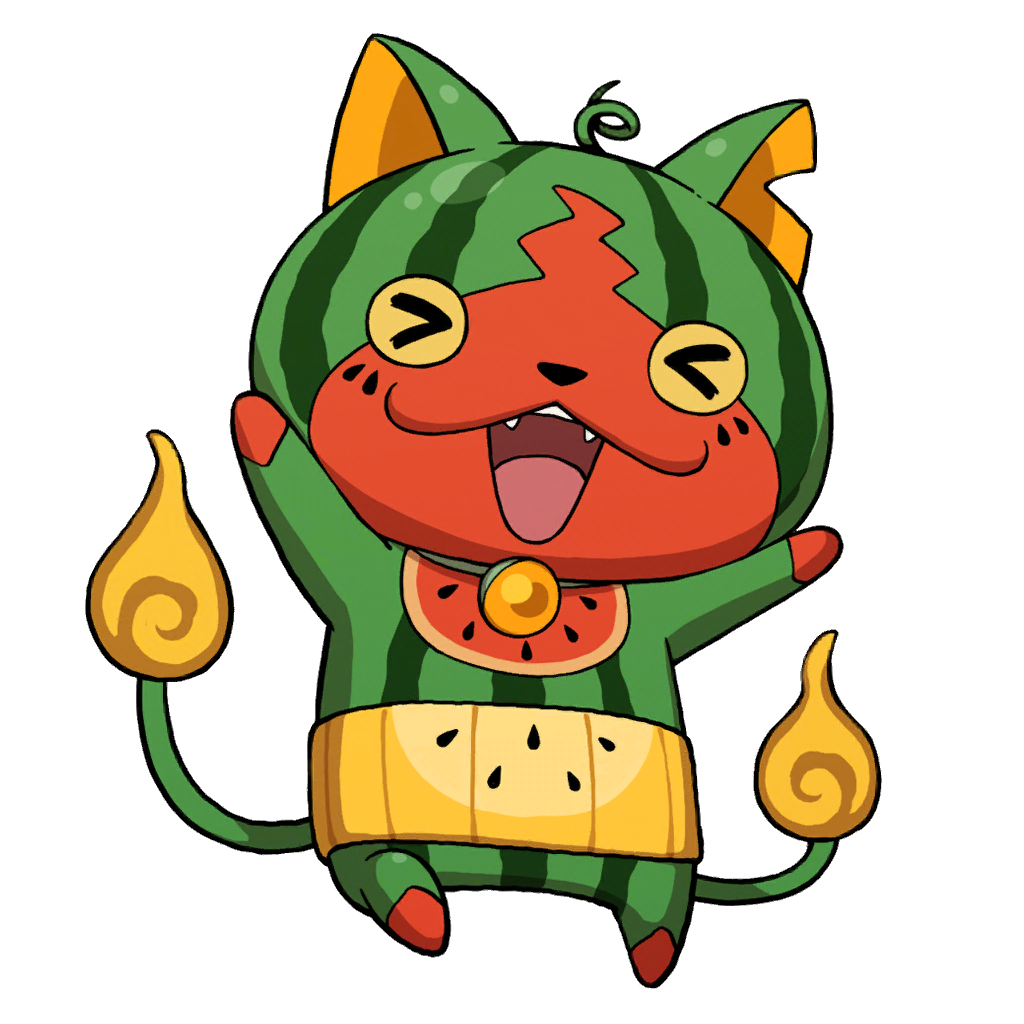 cat, closed_eyes, fire, flame-tipped_tail, full_body, haramaki, multiple_tails, no_humans