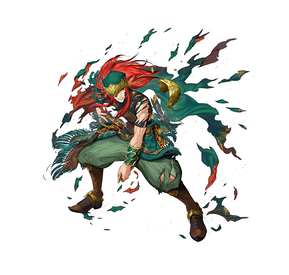 1boy, armor, boots, brown_boots, cape, clenched_hand, dagger, fire_emblem