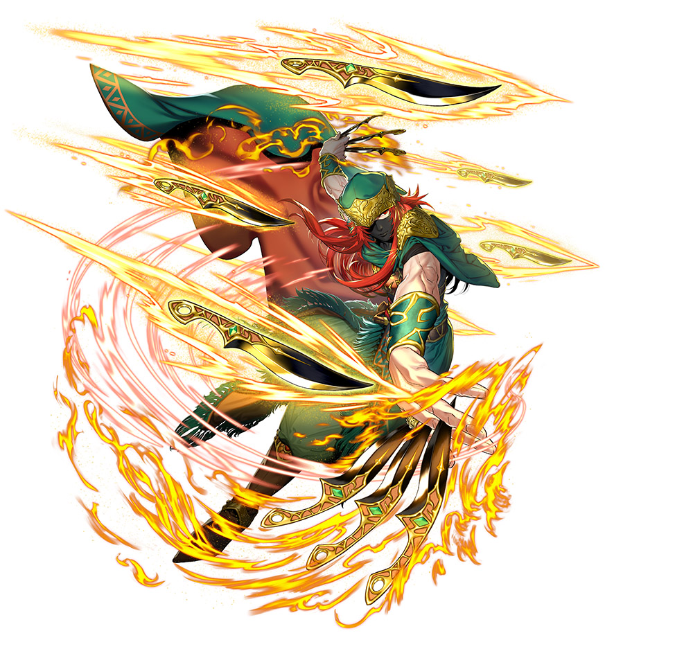 1boy, armor, boots, brown_boots, cape, clenched_hand, dagger, fire_emblem