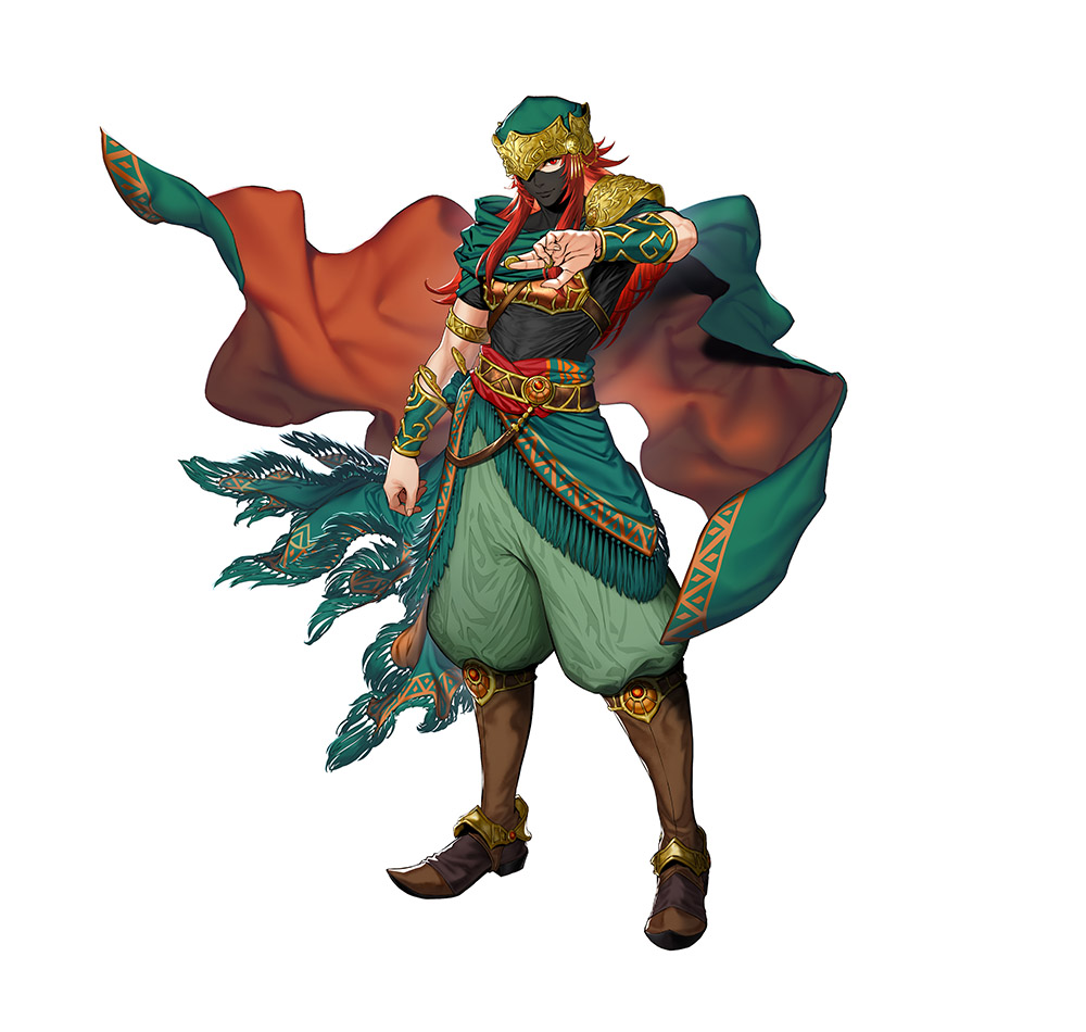 1boy, armor, boots, brown_boots, cape, clenched_hand, fire_emblem, fire_emblem:_the_sacred_stones