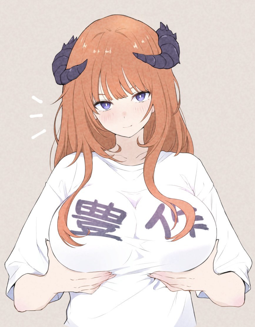 1girl, adversarial_noise, arknights, bagpipe_(arknights), blush, breast_lift, breasts, bright_pupils