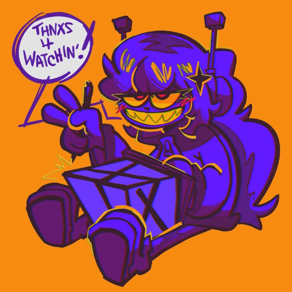 1girl, blush, box, bug_(glitchx), colored_sclera, colored_teeth, commentary, dot_nose