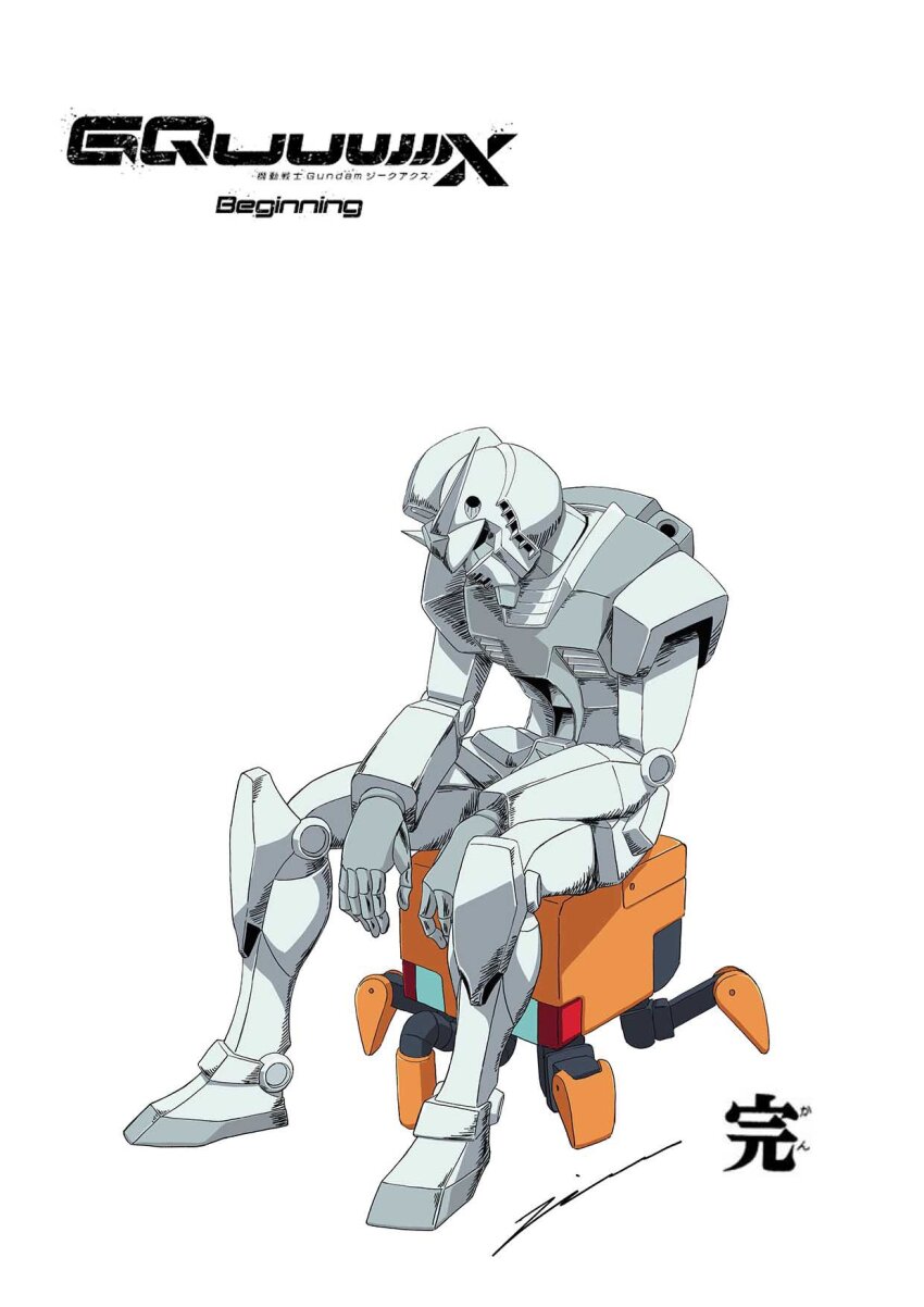 ashita_no_joe, color_drain, conch_(gundam), full_body, gojooni, highres, mecha, mecha_focus