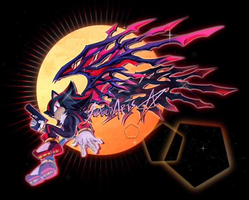 1boy, black_fur, black_wings, body_fur, finger_on_trigger, full_body, gun, holding