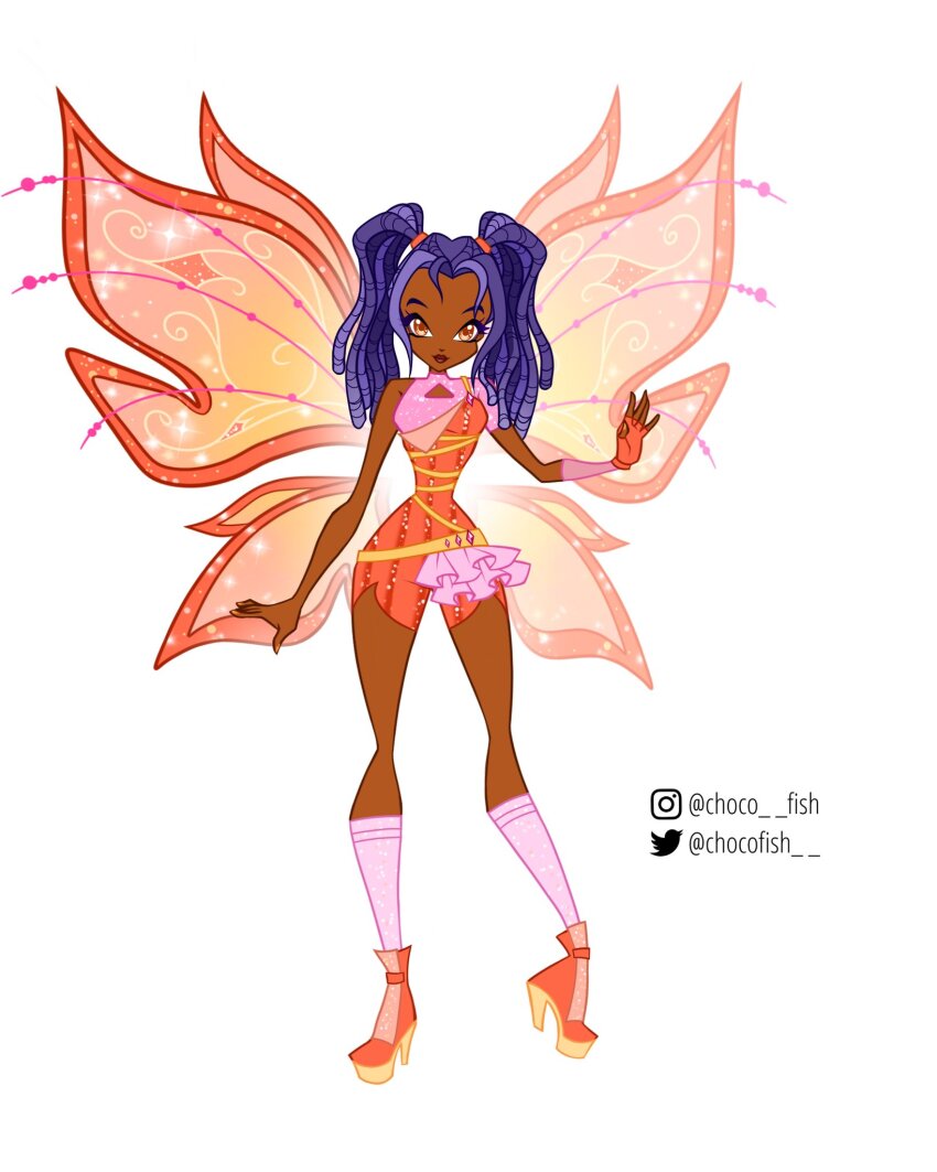 1girl, arm_warmers, bad_id, bad_twitter_id, believix, belt, blue_hair, boots