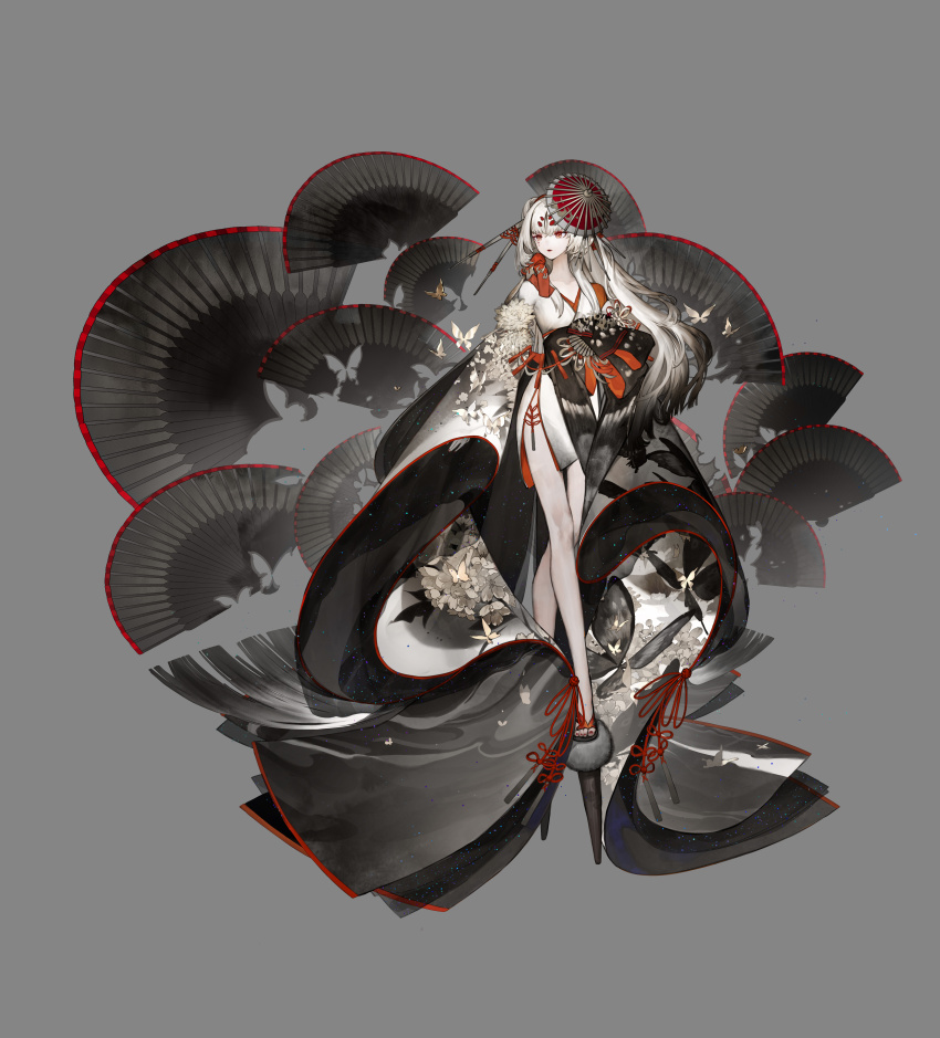 1girl, absurdres, alternate_costume, butteryfly, chinese_commentary, closed_mouth, colored_tips, commentary_request