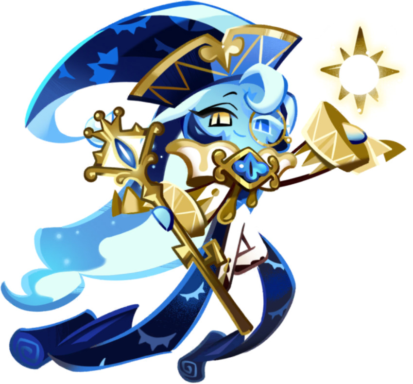 1boy, androgynous, blue_eyes, blue_hair, blue_skin, brooch, coattails, colored_eyelashes