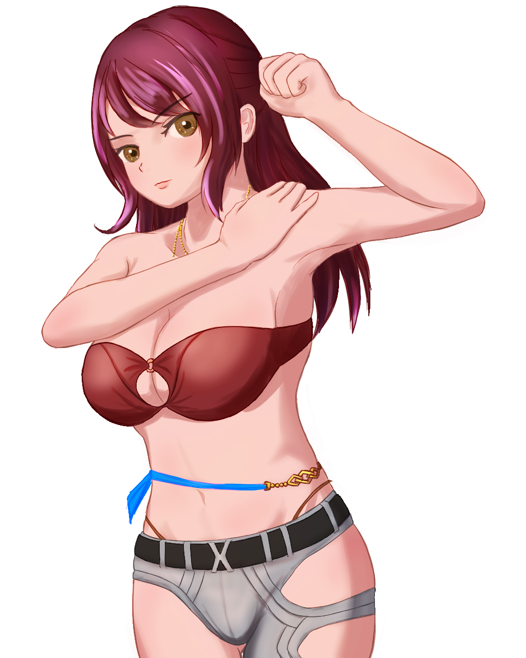 1girl, azusa_(doa), breasts, dead_or_alive, dead_or_alive_xtreme, dead_or_alive_xtreme_venus_vacation, highres, large_breasts