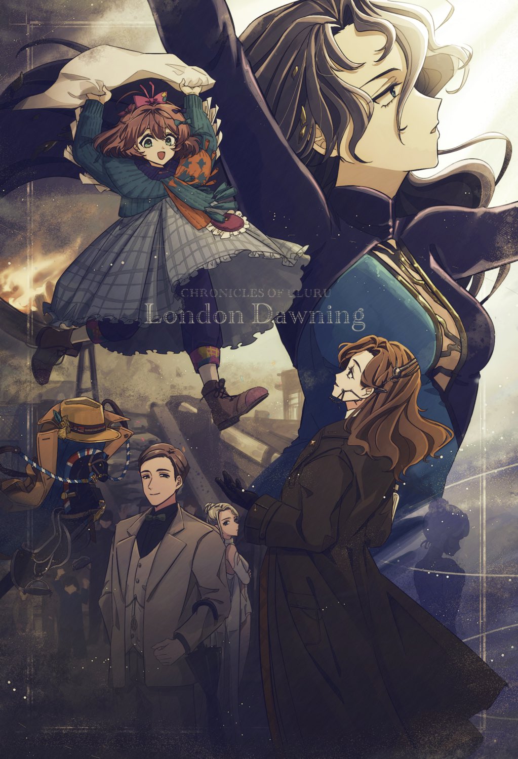 4girls, :d, ankle_boots, arm_up, arms_up, arthur_fog, athletic_leotard, bed_sheet