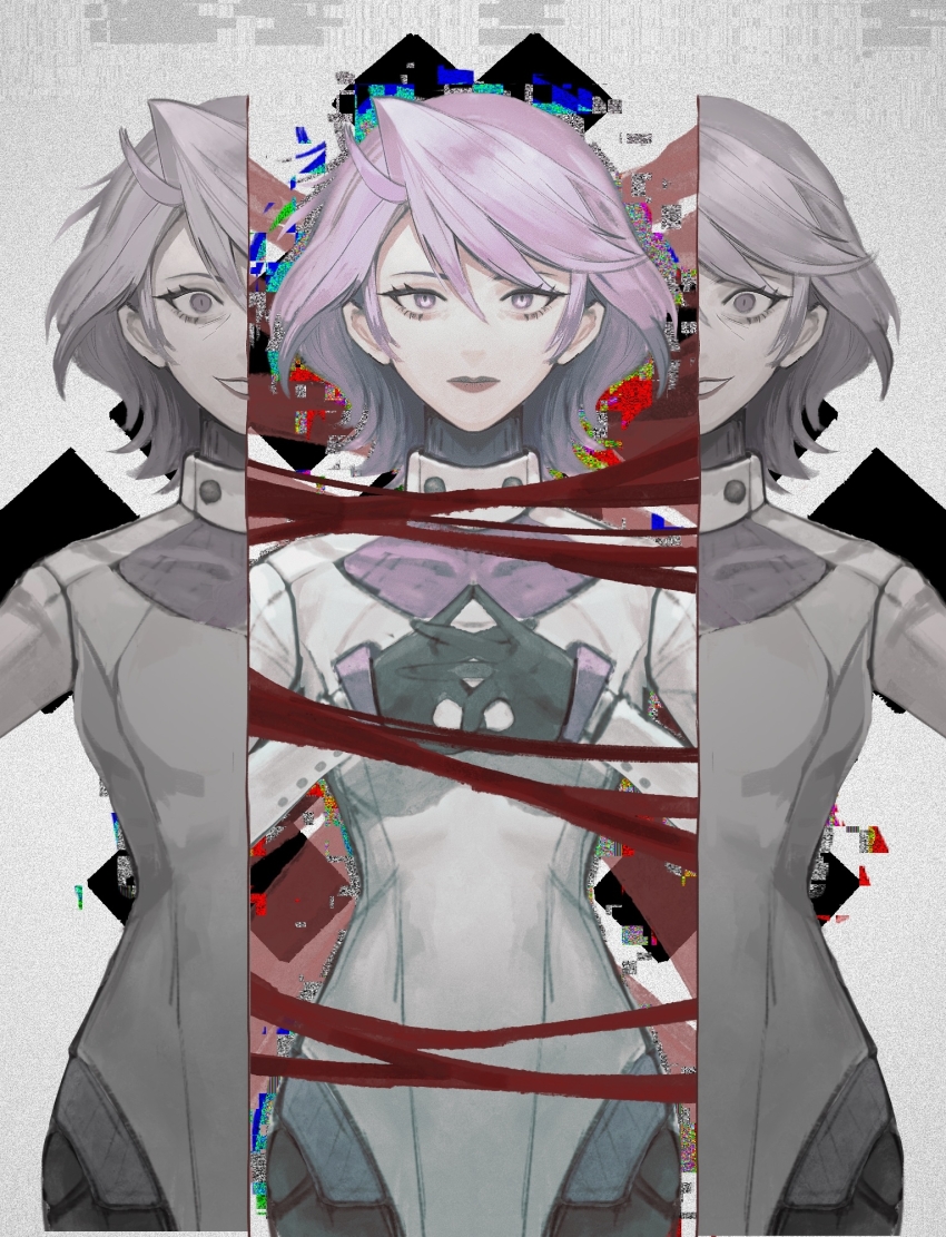 1girl, ai_the_somnium_files, ai_the_somnium_files:_nirvana_initiative, black_gloves, blood, cowboy_shot, dress, gloves