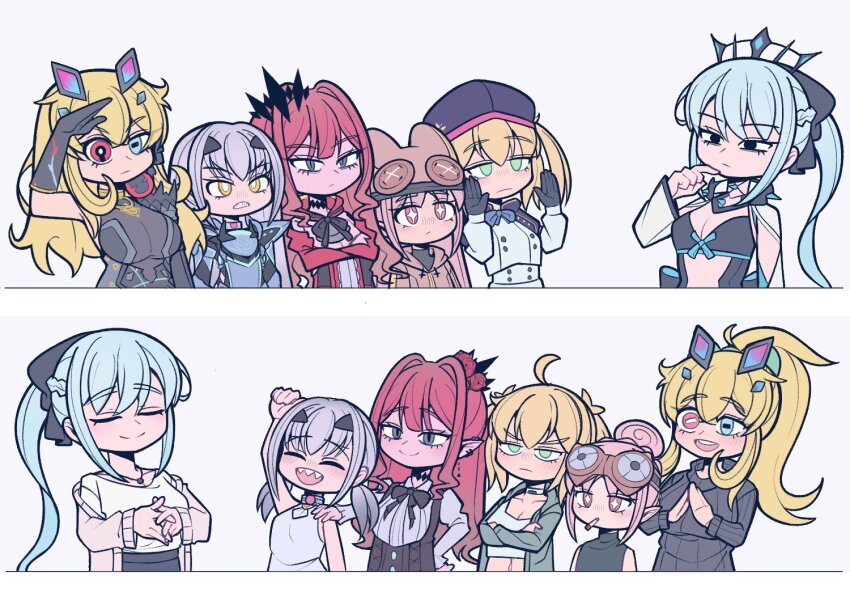 6+girls, artoria_caster_(fate), artoria_pendragon_(fate), baobhan_sith_(fate), baobhan_sith_(first_ascension)_(fate), barghest_(fate), barghest_(second_ascension)_(fate), black_bow