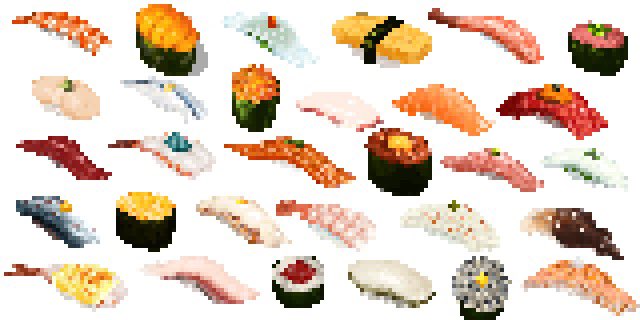 fish_(food), food, grated_daikon, gunkanmaki, hisachan55cute, ikura_(food), inarizushi, makizushi