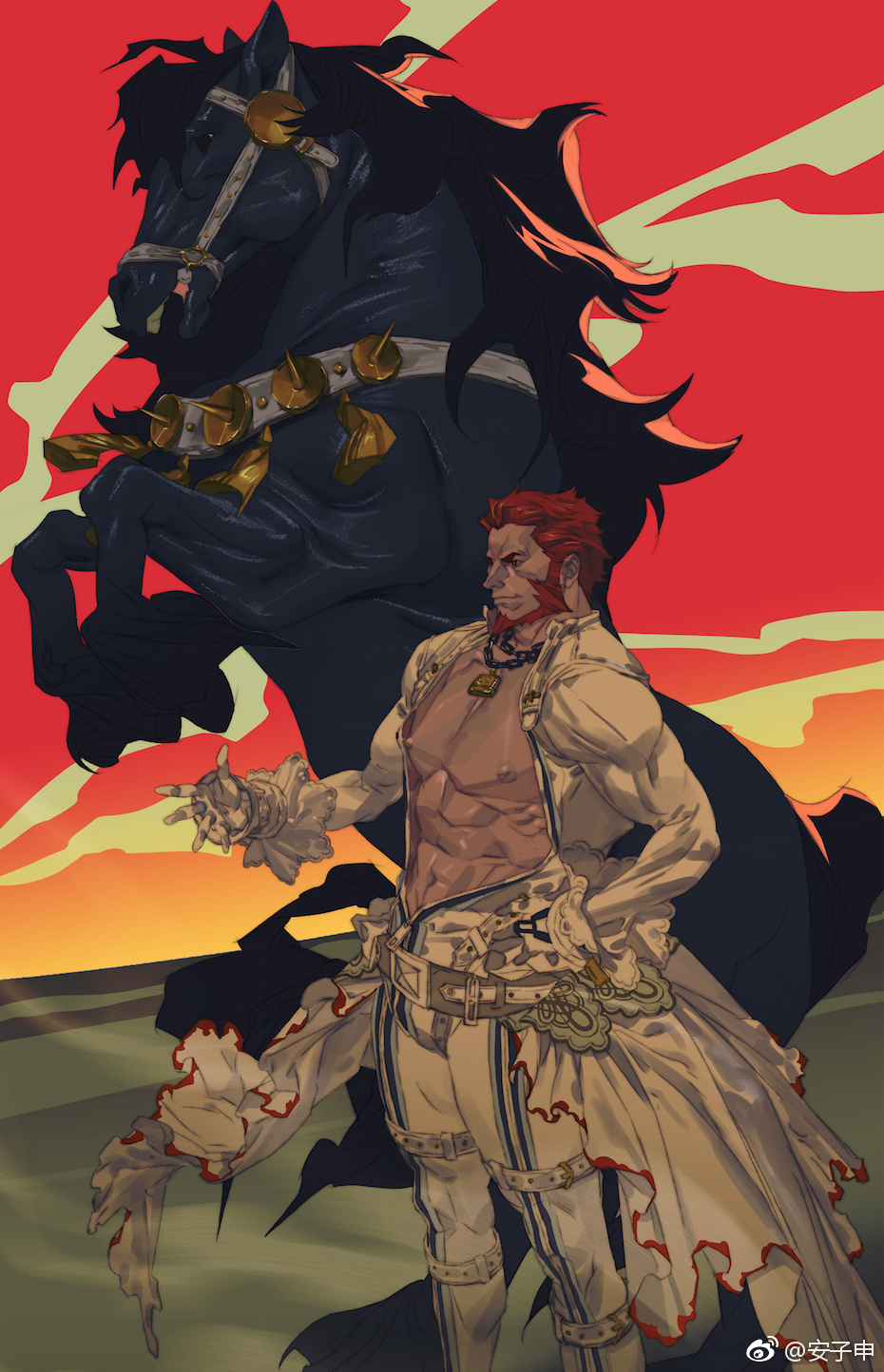 1boy, anzishen, cosplay, crossdressing, crossdressing_(mtf), fate/grand_order, fate_(series), gloves