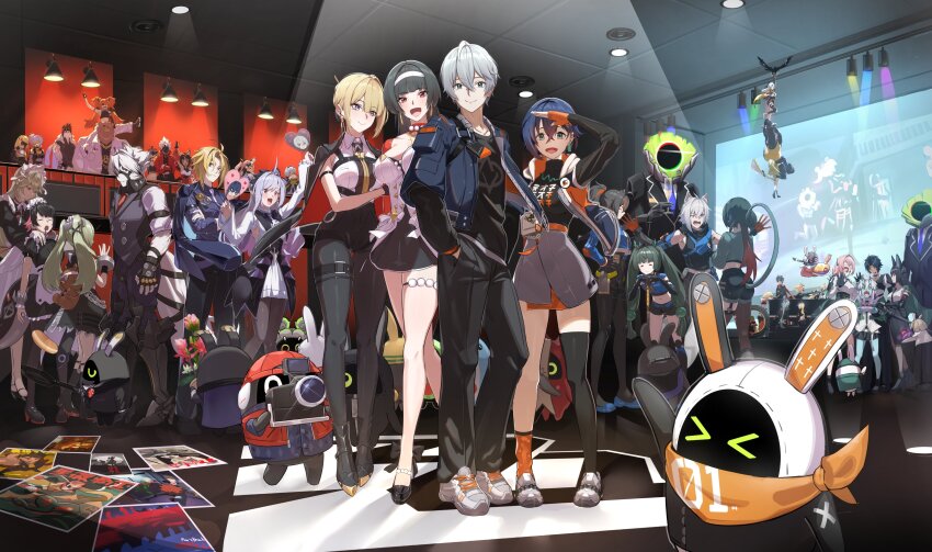 6+boys, 6+girls, absurdres, alexandrina_sebastiane, anby_demara, animal_ears, anton_ivanov, asaba_harumasa