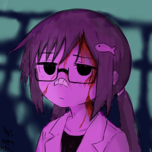 1girl, bandaid, bandaid_on_face, bandaid_on_nose, black_eyes, black_hair, black_shirt, blade_runner_(series)