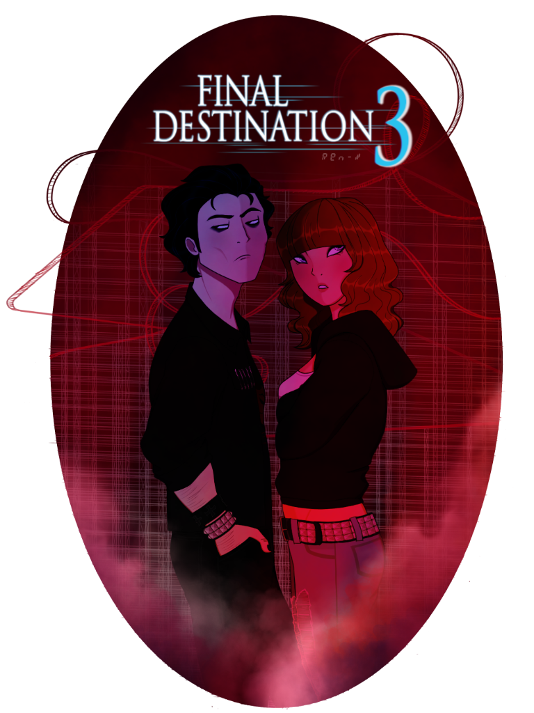 1boy, 1girl, belt, black_hair, black_jacket, black_pants, couple, denim