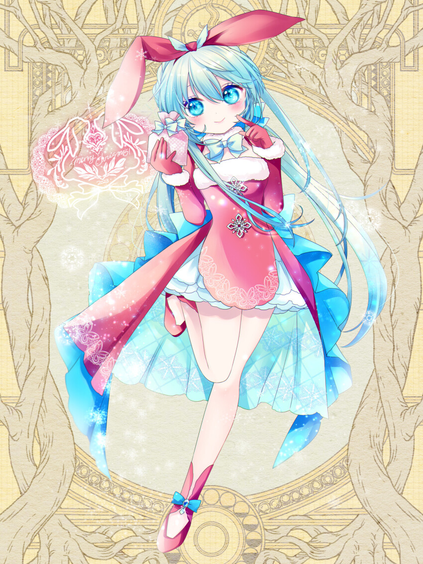 1girl, animal_ears, blue_bow, blue_bowtie, blue_eyes, blush, bow, bowtie