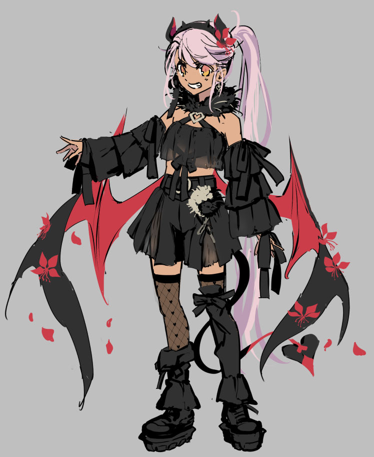 1girl, black_boots, blush, boots, breasts, chloe_von_einzbern, chloe_von_einzbern_(celebratory_attire), dark-skinned_female