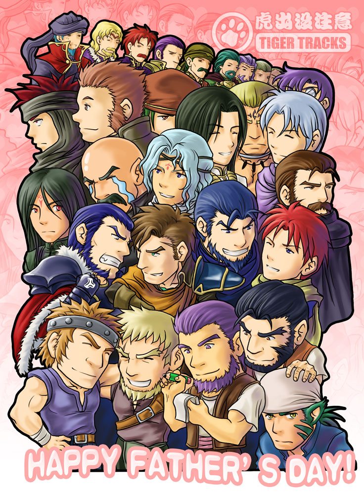 6+boys, animal_ears, armor, ashnard_(fire_emblem), bad_id, bald, bandana, bartre_(fire_emblem)