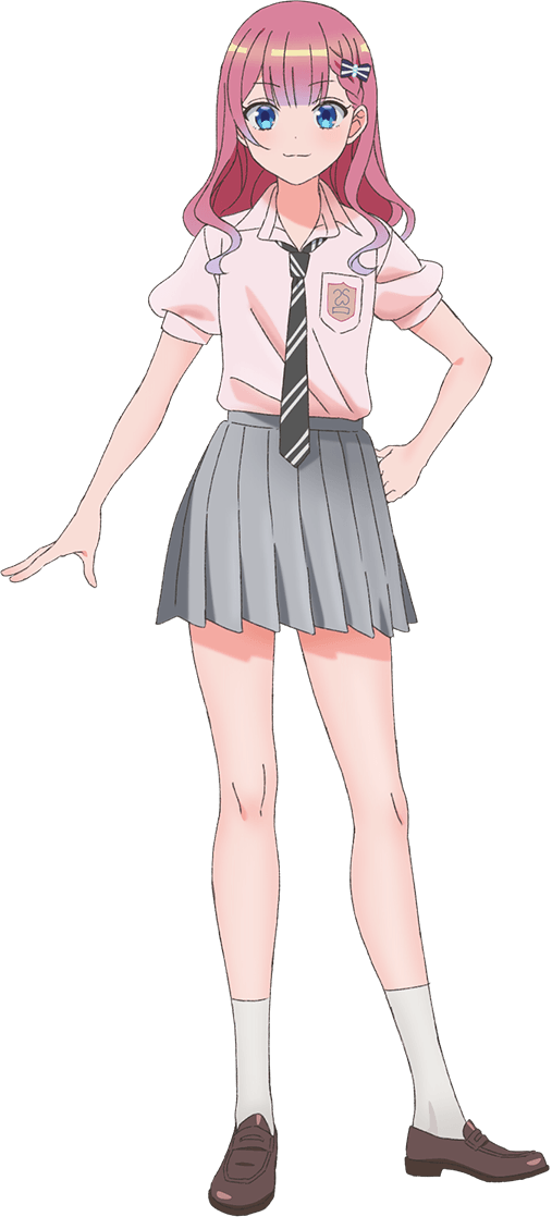 1girl, ankle_socks, black_necktie, blue_eyes, bow, braid, center-flap_bangs, closed_mouth