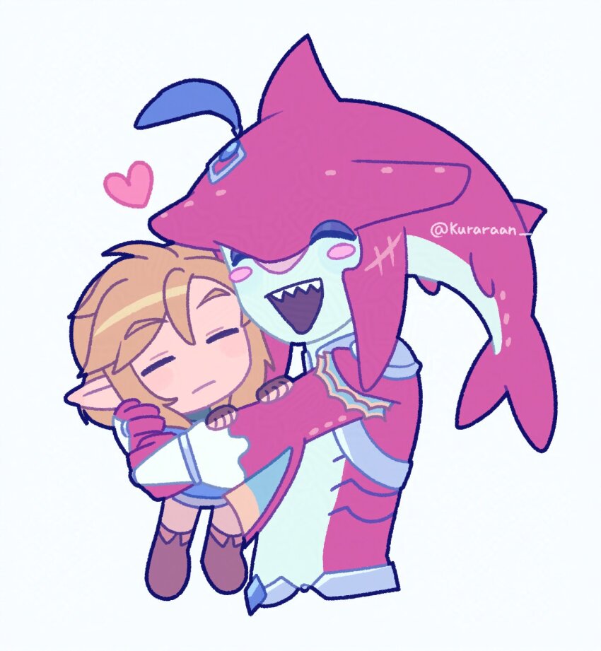 2boys, :|, armor, belt, black_boots, blue_tunic, blush_stickers, boots