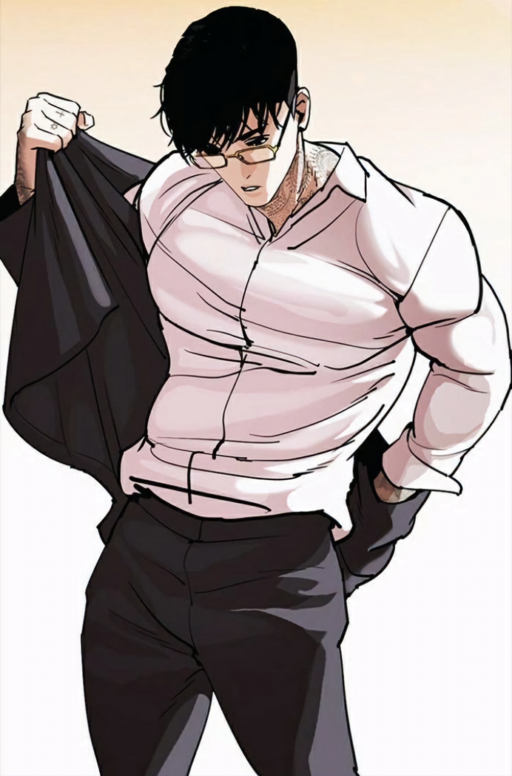 highres, lookism, non-web_source, seo_seong_eun, taejun_pak_(lookism)