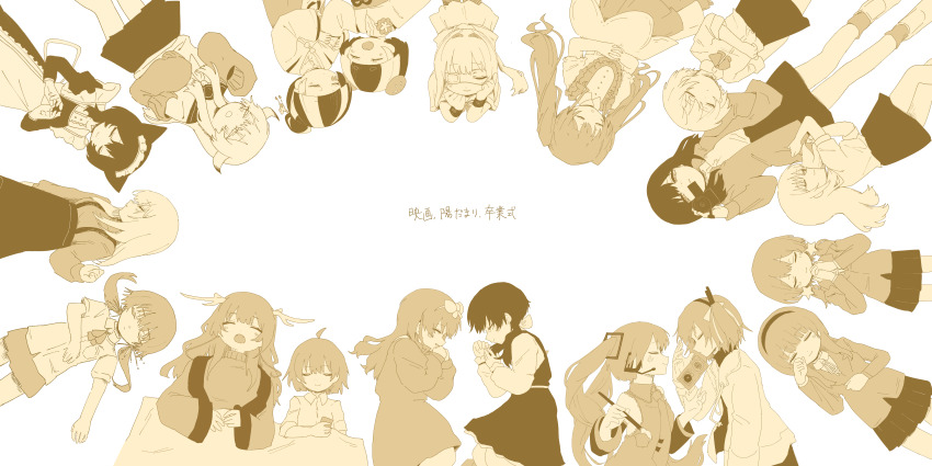 3h3983, 6+girls, a.i._voice, absurdres, adachi_rei, album_name, babel_(utau), blazer