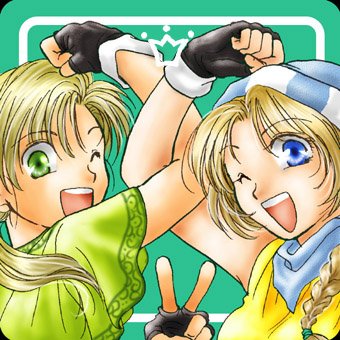 1boy, 1girl, ;d, blonde_hair, blue_eyes, dew_(fire_emblem), fingerless_gloves, fire_emblem