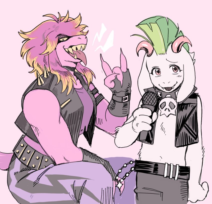 1boy, 1girl, \n/, animal_ears, belt, black_collar, black_gloves, black_jacket