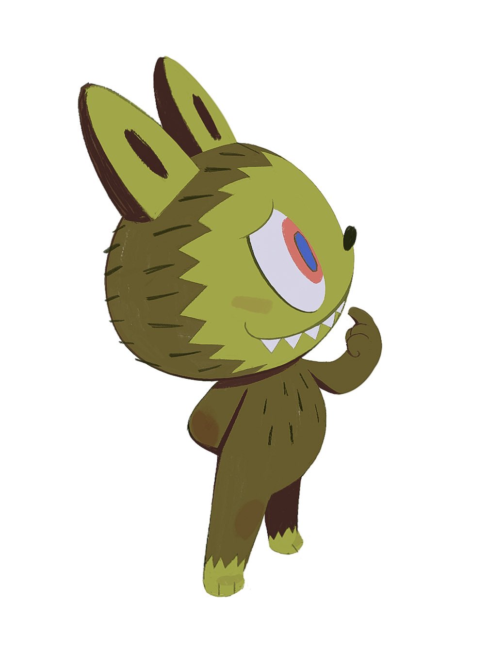 commentary, english_commentary, highres, labubu, nixxez2, no_humans, pop_mart, sharp_teeth