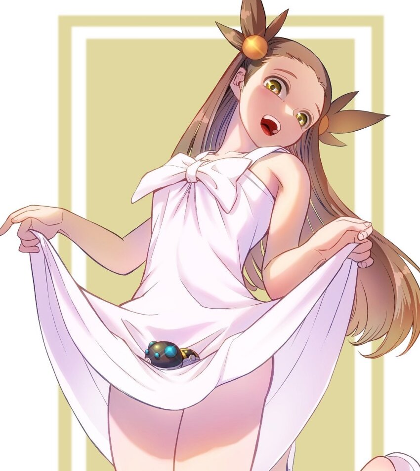 brown_hair, highres, jasmine_(pokemon), nintendo, poke_ball, pokemon, pokemon_gold/silver/crystal, solo