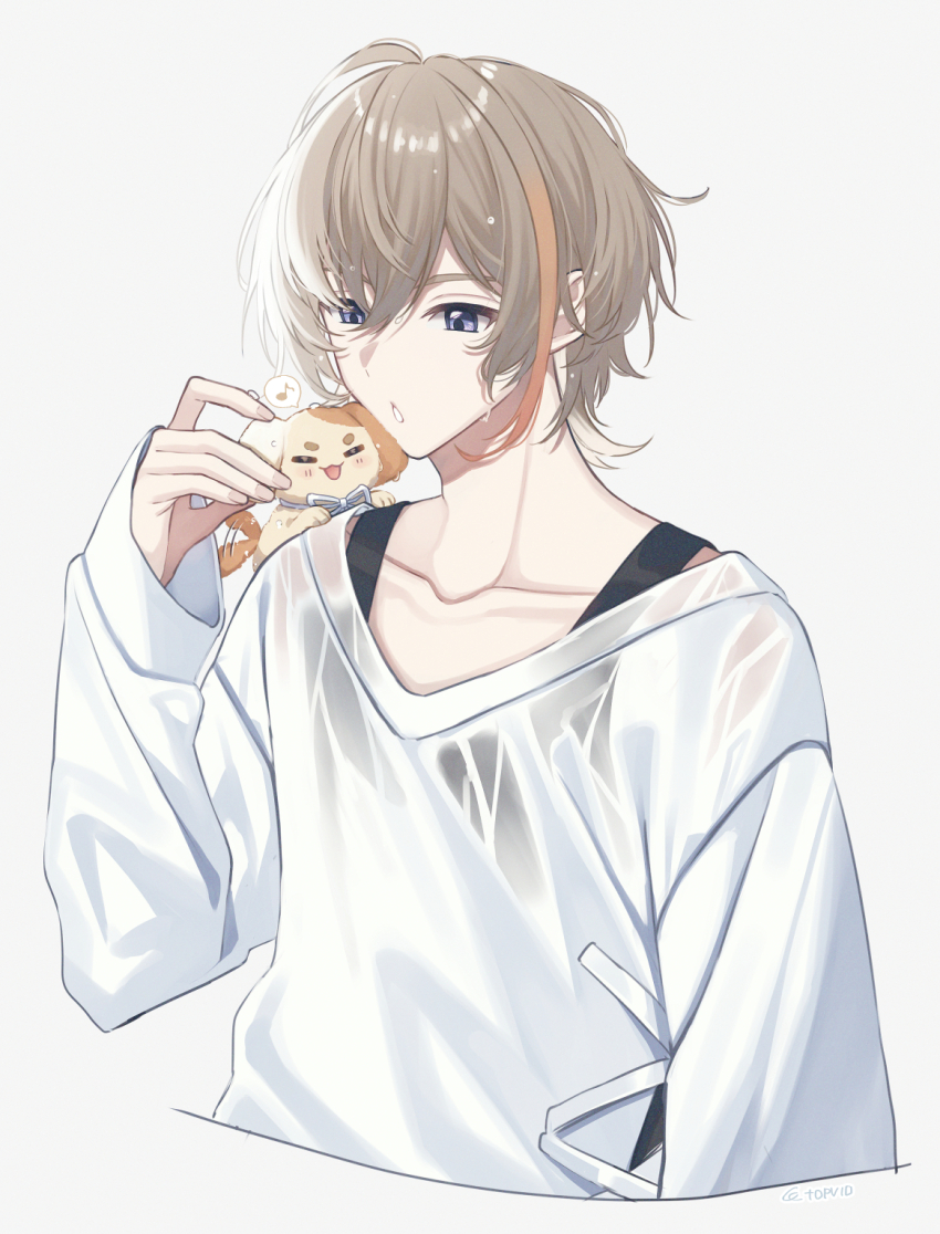 1boy, :d, afterimage, ahoge, artist_name, blonde_hair, blue_eyes, closed_eyes