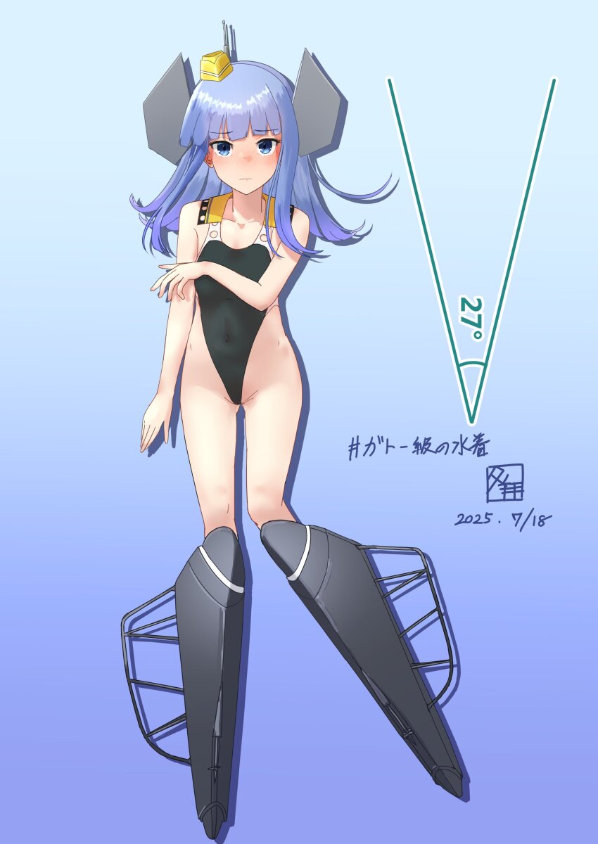 1girl, absurdres, alternate_costume, black_one-piece_swimsuit, boots, breasts, competition_swimsuit, cosplay