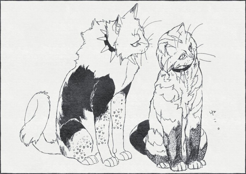 animal, animal_focus, animalization, bakushi_(smys2017), cat, cats_(musical), collar, commentary_request