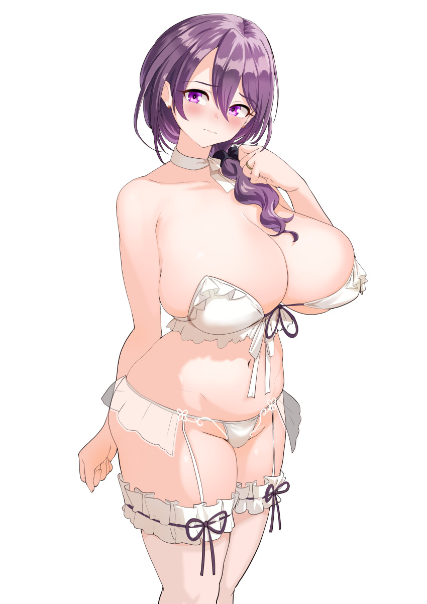 1girl, absurdres, bikini, breasts, choker, commission, effort_star, highres