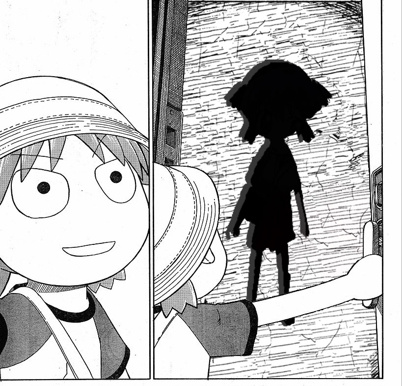 child, koiwai_yotsuba, monochrome, parody, shop, tagme, the_enigma_of_amigara_fault, yotsubato!