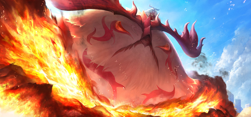 1girl, baobhan_sith_(fate), baobhan_sith_(swimsuit_pretender)_(first_ascension)_(fate), burnunnos_(fate), cernunnos_(fate), character_hair_ornament, fate/grand_order, fate_(series)