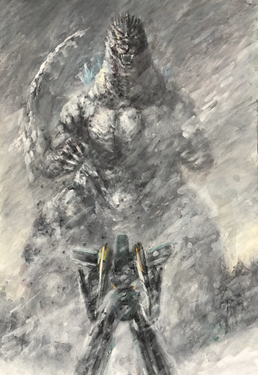 absurdres, black_sclera, blizzard, claws, colored_sclera, crossover, crypton_future_media, g.n.a