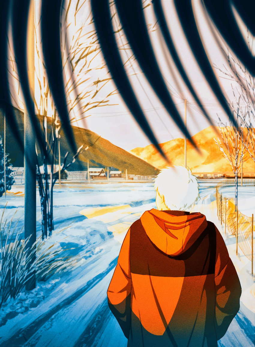 2boys, alternate_costume, back, commentary_request, highres, hikaru_ga_shinda_natsu, indou_hikaru, male_focus