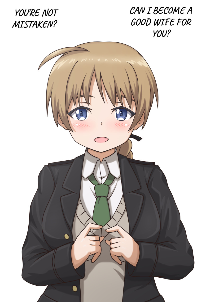 1girl, absurdres, blue_eyes, blush, brown_hair, confession, hattorin, highres