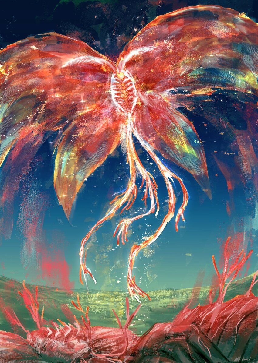 2others, antennae, bug, derivative_work, elden_ring, faurtis_(elden_ring), glowing, gnoster_(elden_ring)