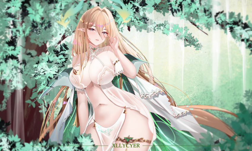 1girl, absurdres, artist_name, azur_lane, bare_shoulders, blonde_hair, blue_eyes, breasts