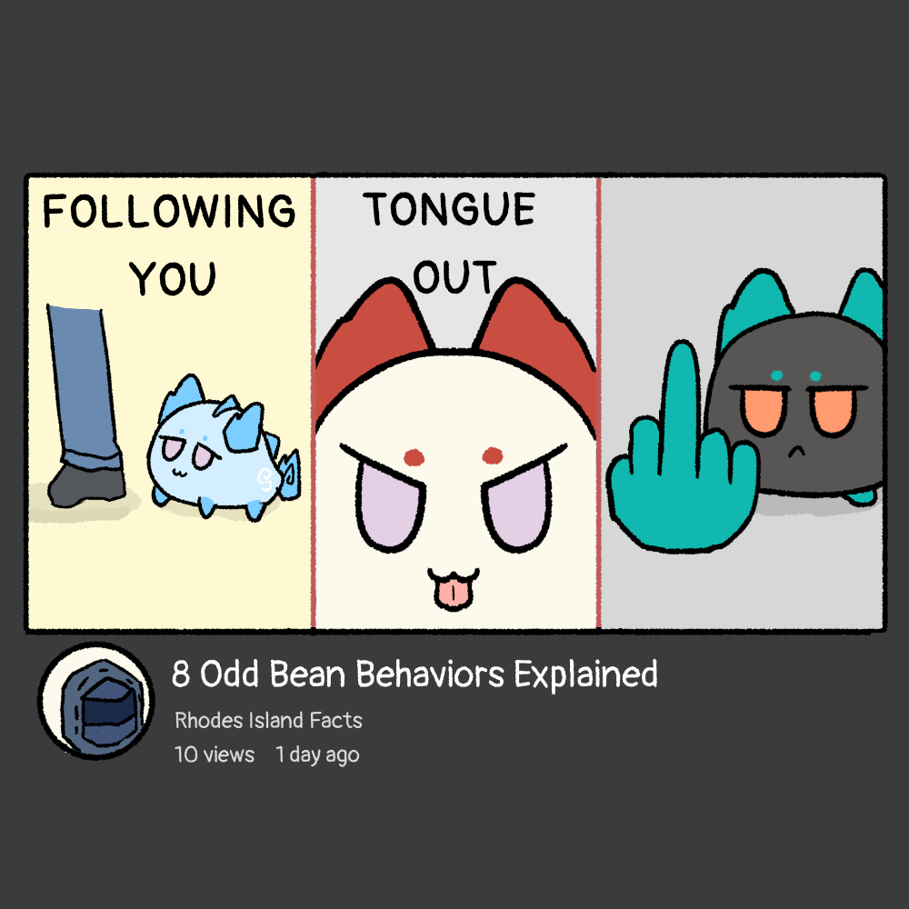 :3, animalization, arknights, commentary, doctor_(arknights), dragon_bean_(arknights), dusk_(arknights), english_commentary