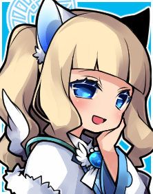 1girl, angel_wings, animal_ears, blonde_hair, blue_eyes, cat_ears, cat_girl, cw_hituzi