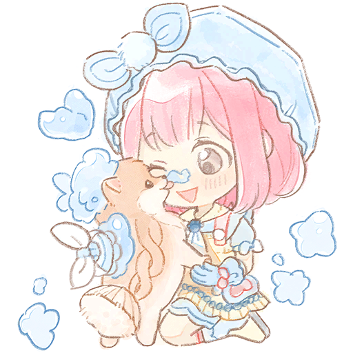 1girl, ankle_socks, apron, artist_request, ascot, bead_bracelet, beads, blue_ascot