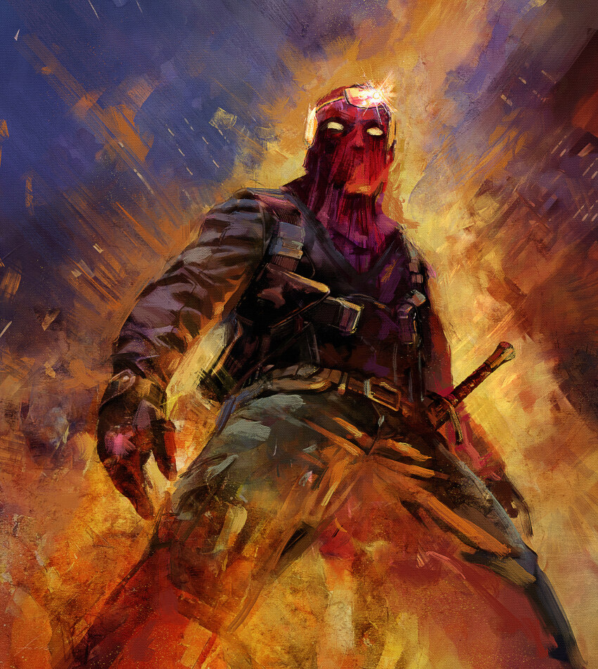 1boy, absurdres, baron_zemo, belt, black_jacket, bulletproof_vest, captain_america_(series), coat