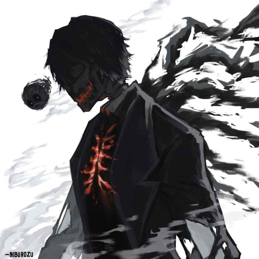 1boy, artist_name, black_hair, highres, limbus_company, male_focus, niburozu, profile