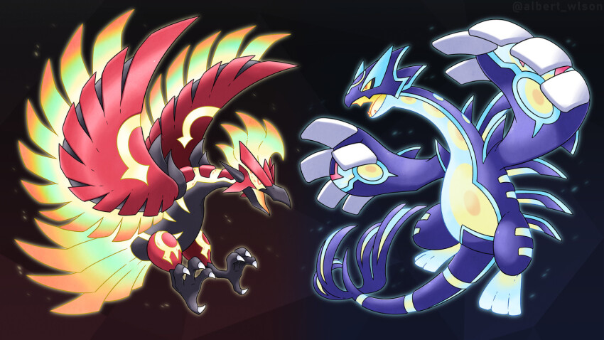 albrt-wlson, animal_focus, bird, colored_sclera, commentary, english_commentary, fangs, full_body